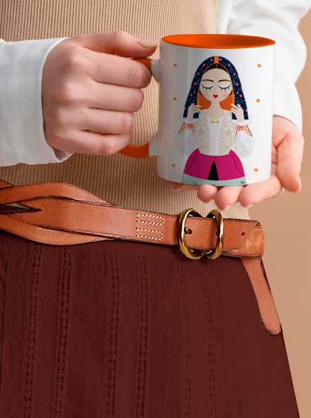 Mug - Arancione - Sognatrice di Ploaghe