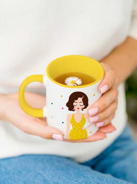 Mug - Giallo - Sognatrice Marilù