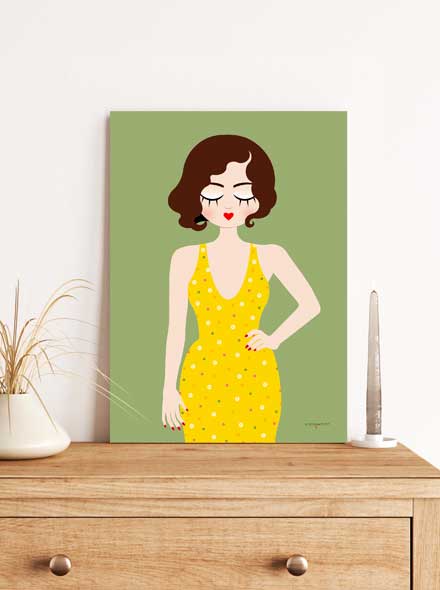 Stampa su Forex 50x70cm - Sognatrice Marilù
