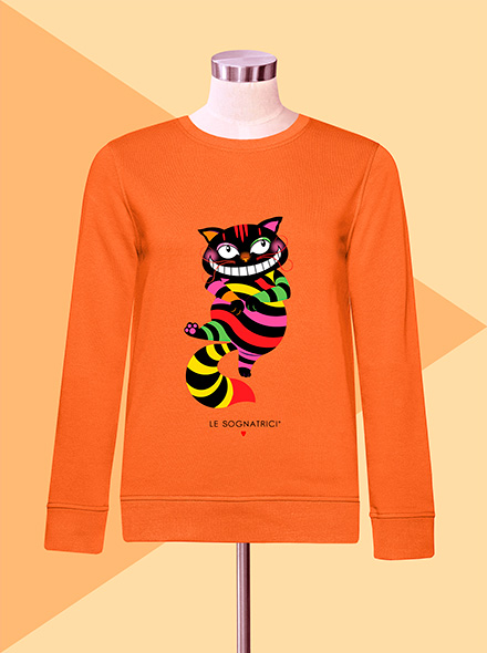 Felpa Arancione - GN - Stregatto