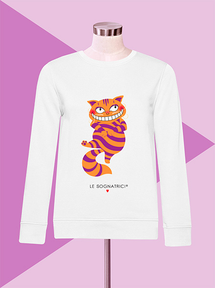Felpa Bianca - GA - Stregatto