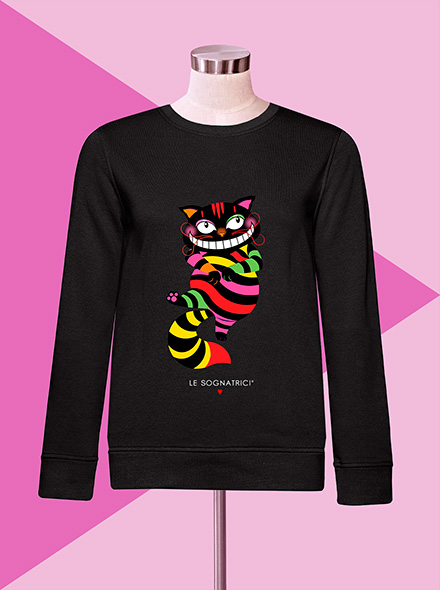 Felpa Nera - GN - Stregatto