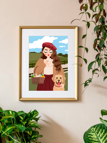 Sognatrice Anita - Stampa Fine Art