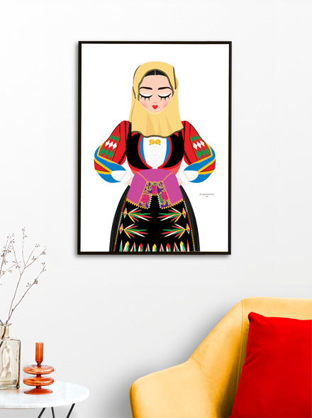 Sognatrice Orgosolo - Stampa fine art 