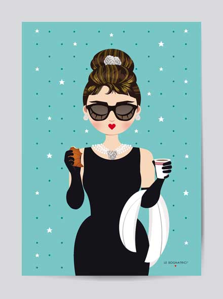 Stampa Fine Art - BG Blu Tiffany - Sognatrice Tiffany