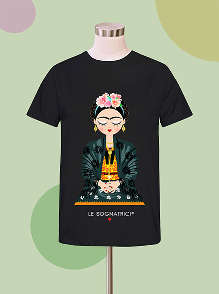 Non definita - Nero - Sognatrice Frida Corazon Feliz