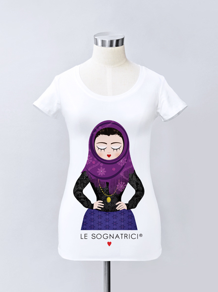 T-Shirt Classica - Bianco - Sognatrice di Sorso