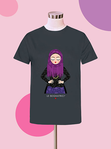 T-shirt - Antracite - Sognatrice di Sorso