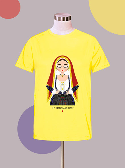 T-shirt - Giallo - Sognatrice di Tortolì