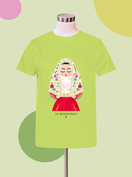 T-shirt - Lime - Sognatrice di Osilo