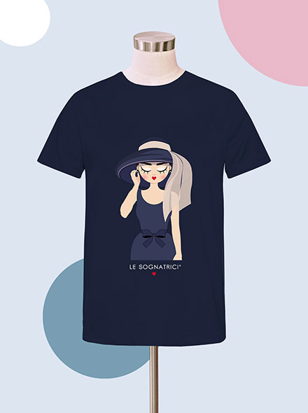 T-shirt - Blu Navy - Sognatrice Holly Blu