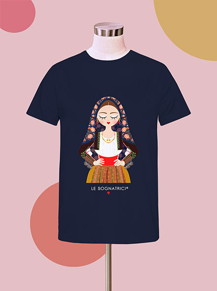 T-shirt - Blu - Sognatrice di Thiesi