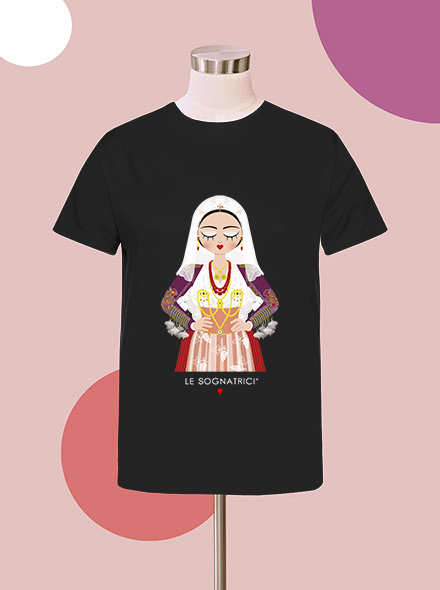 T-shirt - Nera - Sognatrice di Ittiri