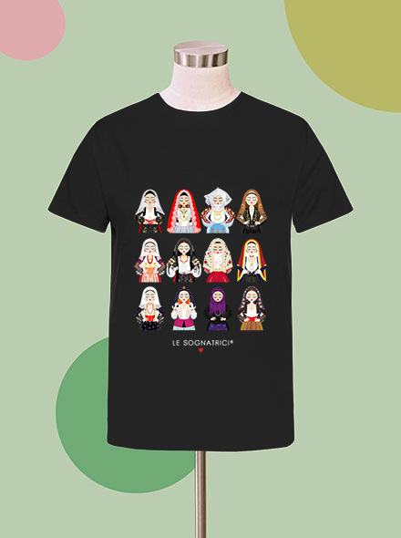 T-shirt - Nera - Sognatrici Native Unite