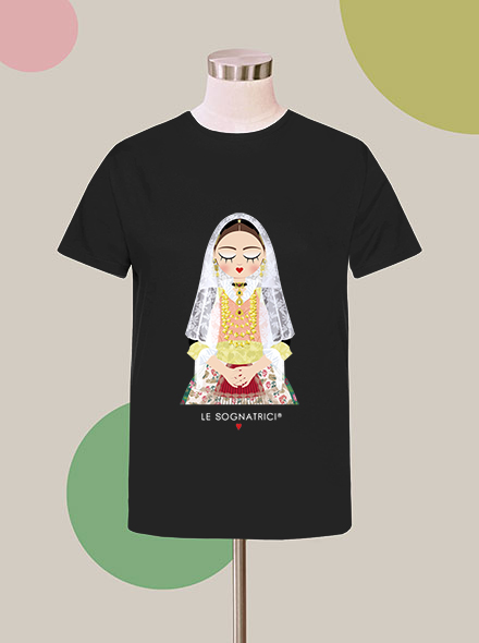 T-shirt - Nera - Sognatrice di Pirri