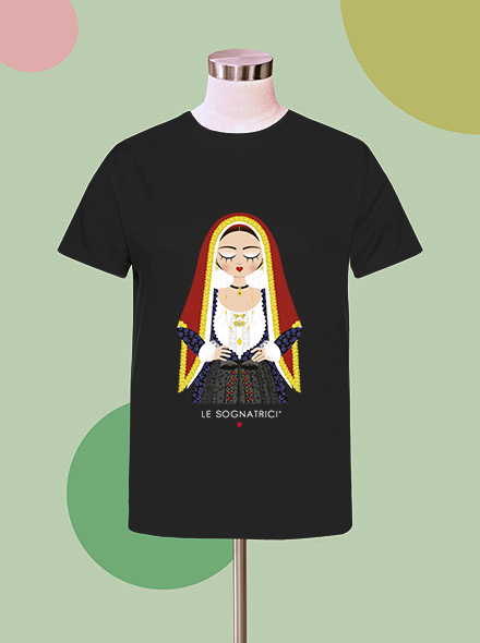 T-shirt - Nera - Sognatrice di Tortolì
