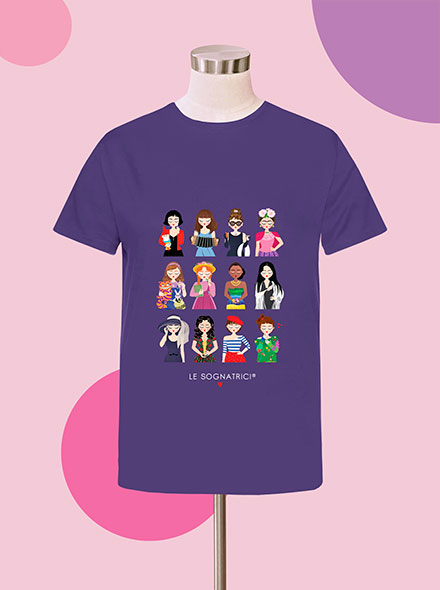 T-shirt - Viola - Sognatrici Unite