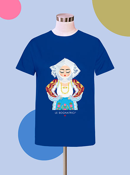 T-shirt - Azzurra - Sognatrice di Sennori