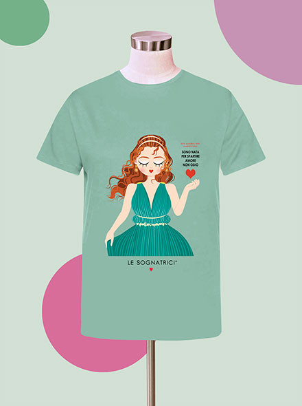 T-shirt - Sage - Sognatrice Antigone