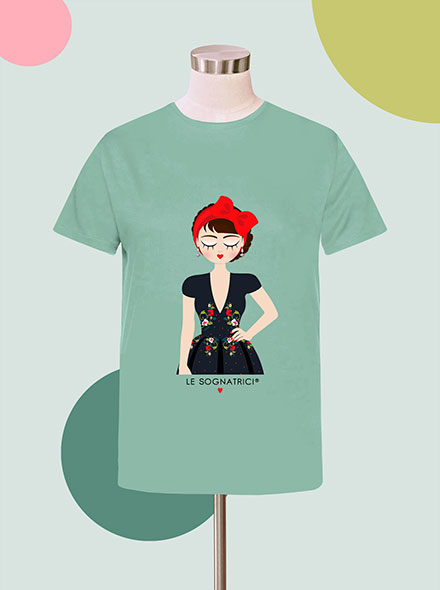 T-shirt - Sage - Sognatrice Mirta