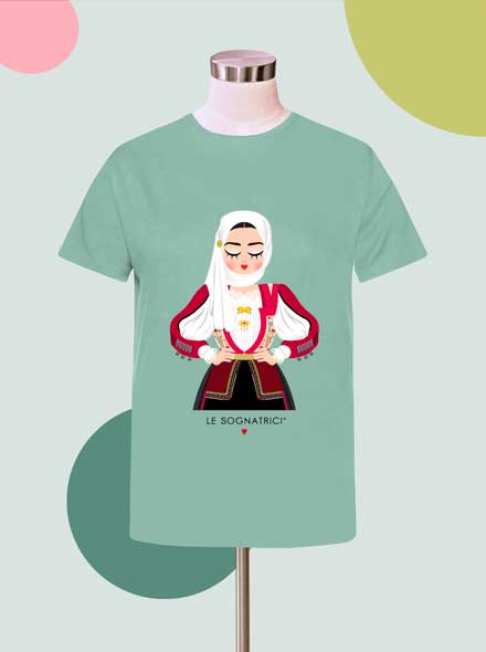 T-shirt - Sage - Sognatrice di Nuoro